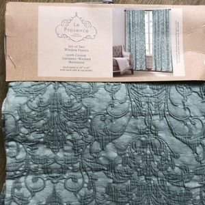 Matelasse Curtains - Set of 2 panels, 38x96
